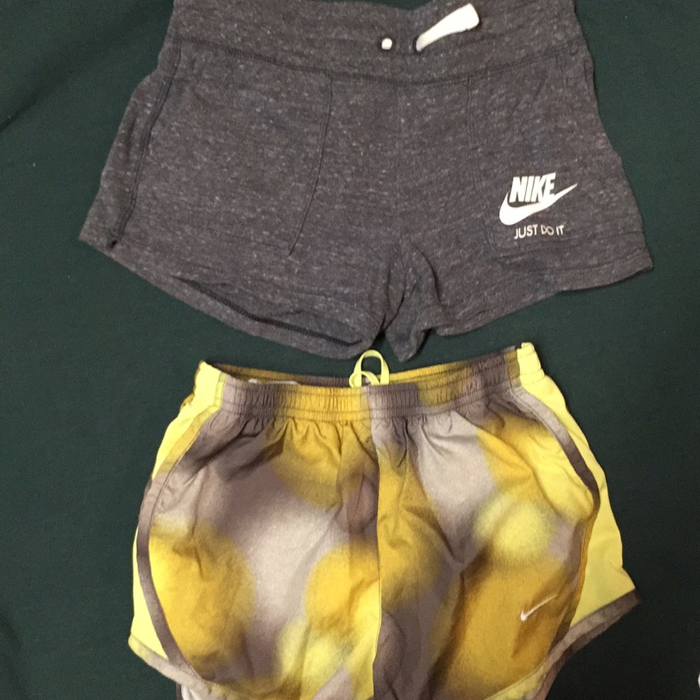 Nike shorts.  Girls M. Dri-fit and cotton.